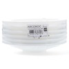 Krūzīšu komplekts ar apakštasēm Arcoroc Voluto Caurspīdīgs Stikls 220 ml (6 gb.)