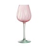 Wine glass Cristal d’Arques Paris Swirly Spring Pink Glass 470 ml (4 Units)