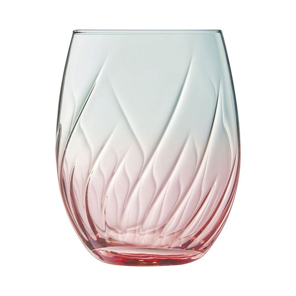 Stiklas vandeniui Cristal d’Arques Paris Swirly Spring Rožinė stiklas 360 ml (4 vnt.)