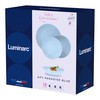 Ruokailuvälineet Luminarc Apy Paradise Azul Sininen Lasi 18 Kappaletta