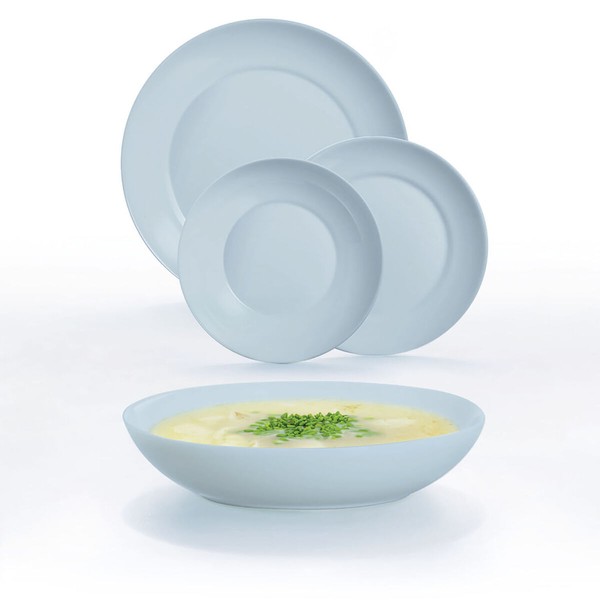 Ruokailuvälineet Luminarc Apy Paradise Azul Sininen Lasi 18 Kappaletta