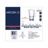 Stiklas Arcoroc Stack'up Cross Skaidrus stiklas 350 ml (6 vnt.)