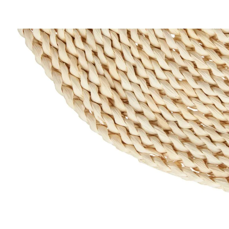 Table Mat Kinvara Natural Esparto grass 39 x 2 x 39 cm 40 x 40 x 2 cm (12 Units)