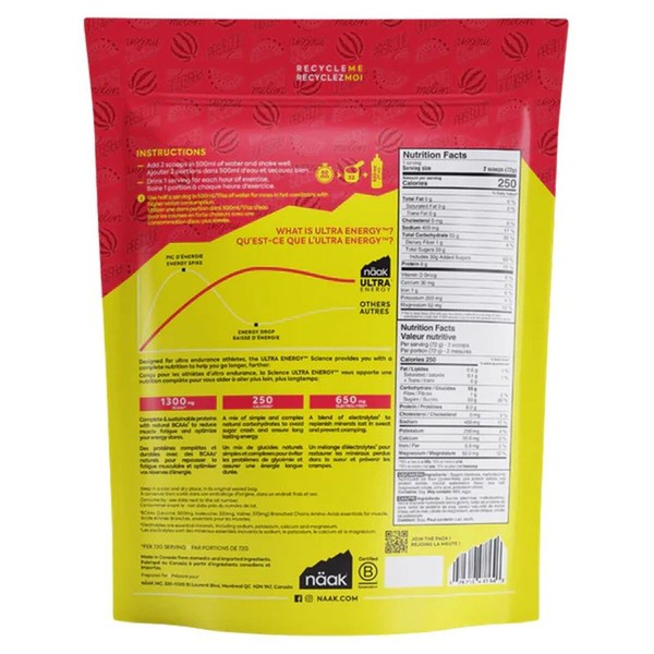 Energetinis gėrimas naak Ultra Energy 720 g Arbūzas
