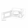 Mikroviļņu Krāsni Continental Edison CEMO23B Melns noir 1280 W 23 L