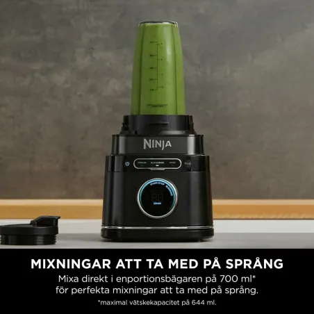 Trintuvas su indu NINJA Juoda