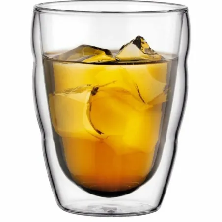 Lasisetti Bodum 250 ml Läpinäkyvä Borosilikaattilasi Sileä 2 Kappaletta (2 osaa)