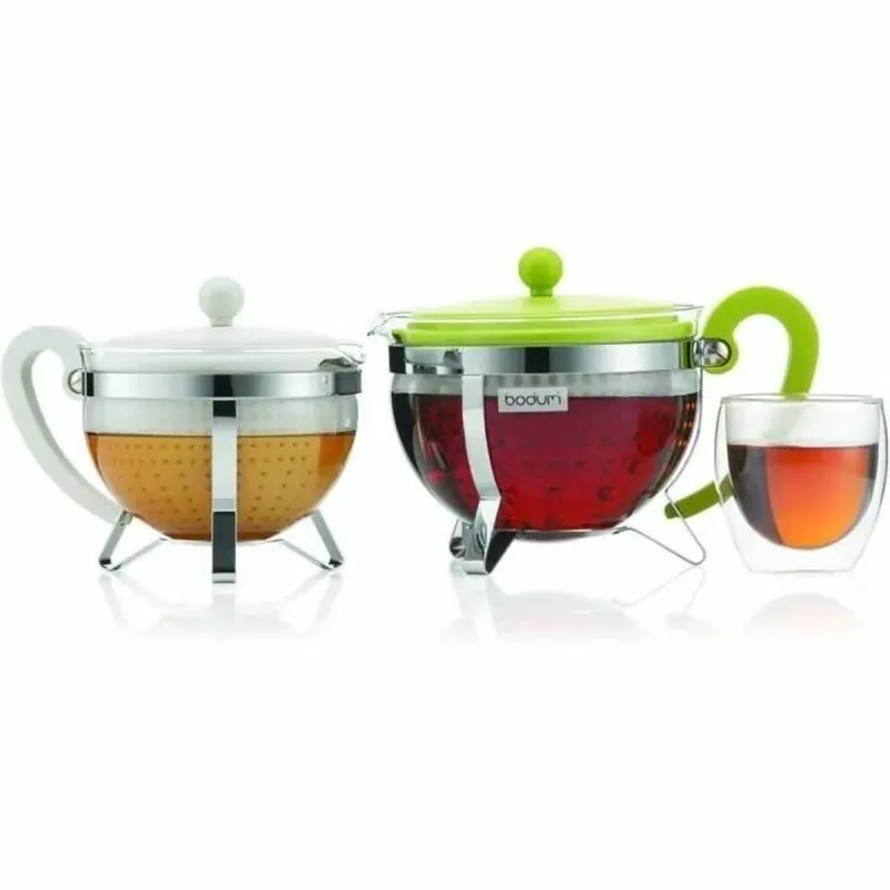 Teapot Bodum Black 1,3 ml Glass Plastic