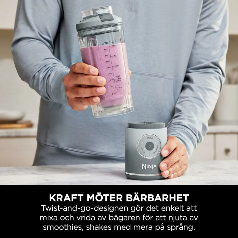 Trintuvas su indu NINJA Mėlyna 570 ml