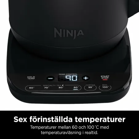 Чайник NINJA KT200EU Чёрный Нержавеющая сталь 3000 W 1,7 L