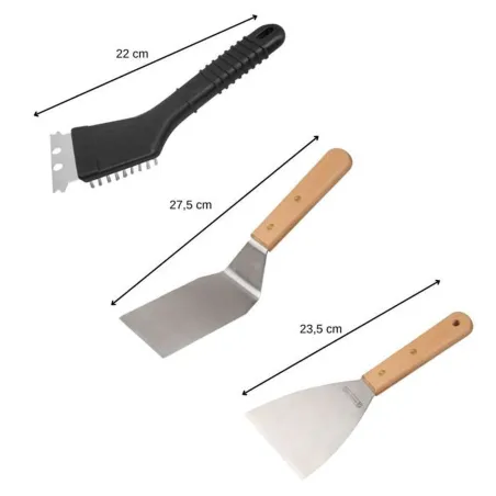 Spoon FM Professional Stainless steel Plastic 30 X 15 X 22 CM (3 Pieces)