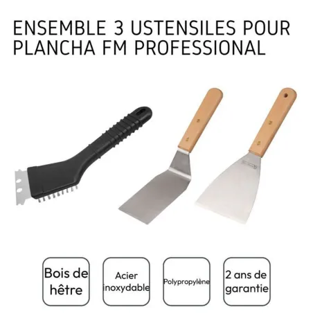 Spoon FM Professional Stainless steel Plastic 30 X 15 X 22 CM (3 Pieces)