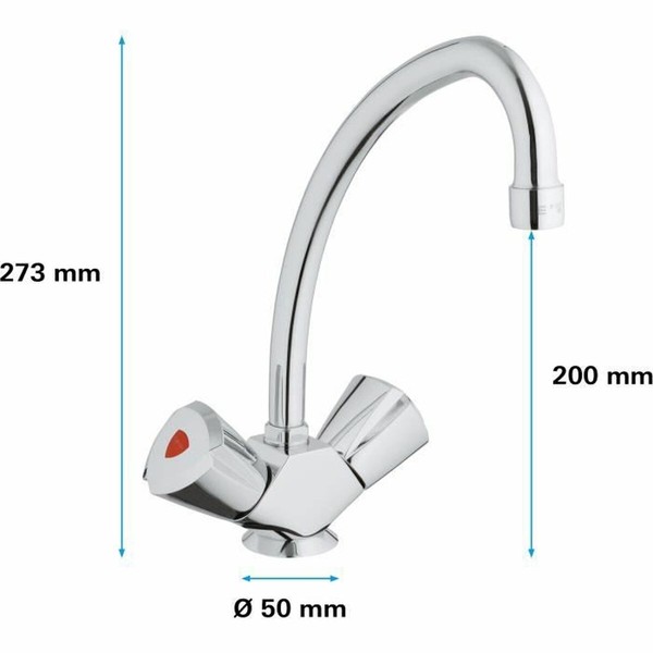 Maišytuvas su dviem rankenėlėmis Grohe 31072000