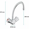 Maišytuvas su dviem rankenėlėmis Grohe 31072000