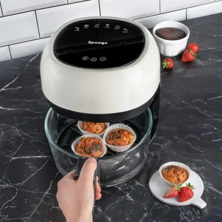Airfryer Sponge 703674402063 Valkoinen Musta 1000 W