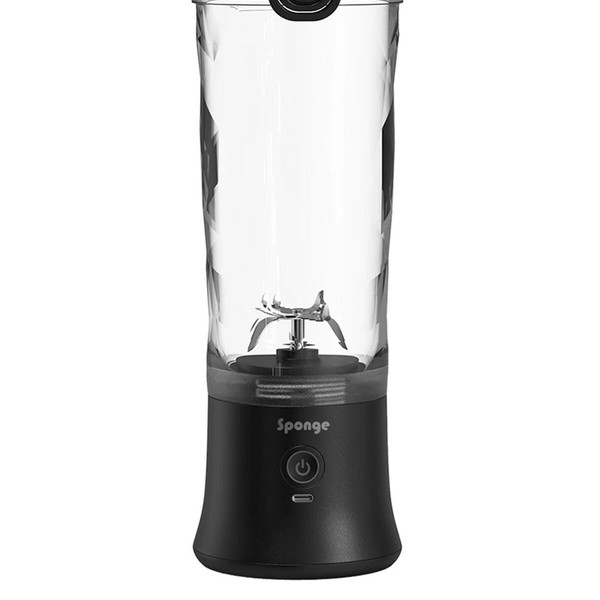 Blenderis-Krūze Sponge 703674402216 Melns Caurspīdīgs 600 ml