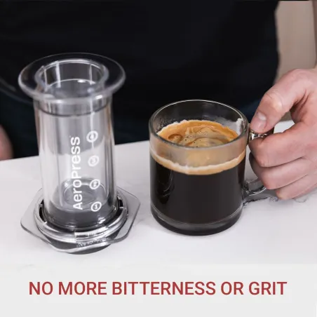 Kannettava Kahvinkeitin Aeropress Clear Läpinäkyvä Tritan 250 ml