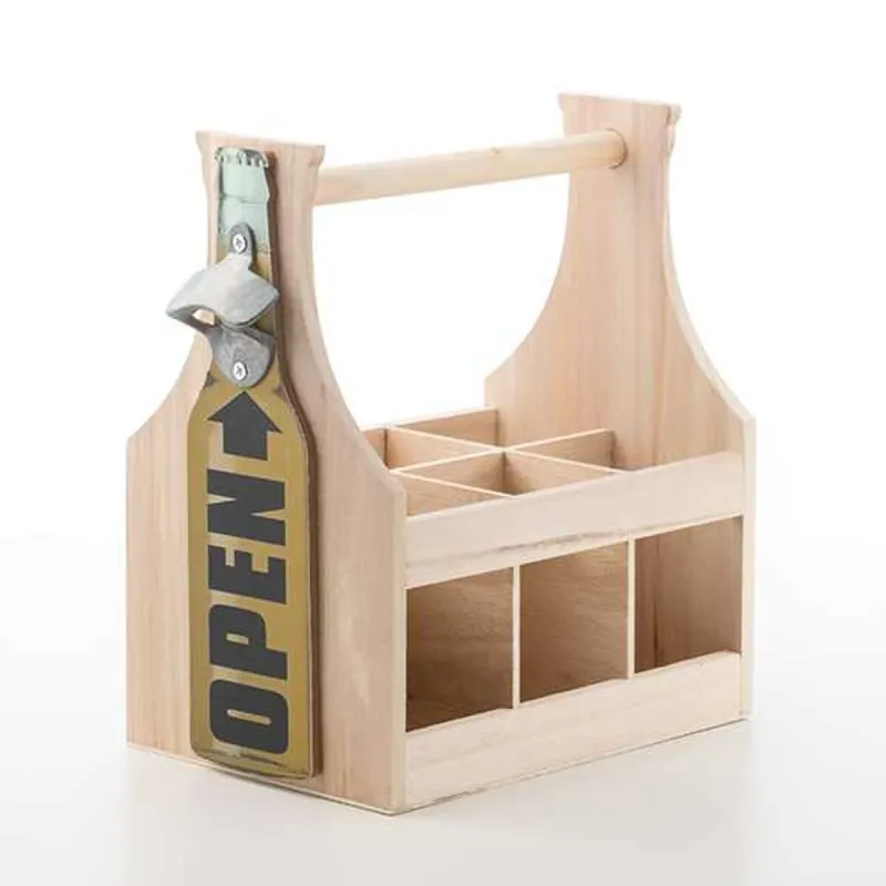 Free-standing wine rack Wagon Trend Wood 6 bottles
