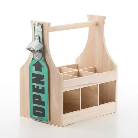 Free-standing wine rack Wagon Trend Wood 6 bottles