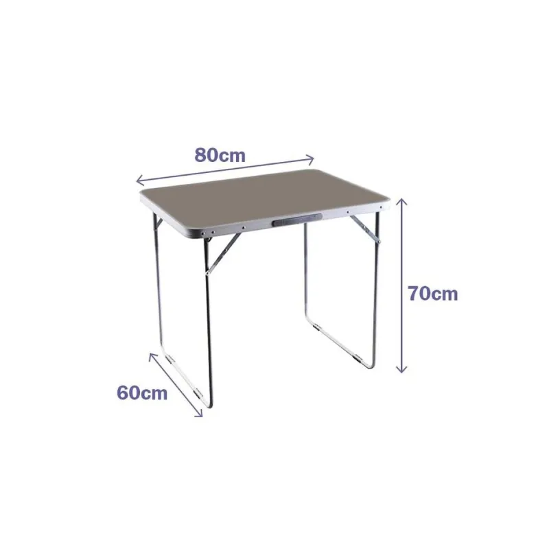 Folding Table Marbueno Brown 80 x 60 x 70 cm