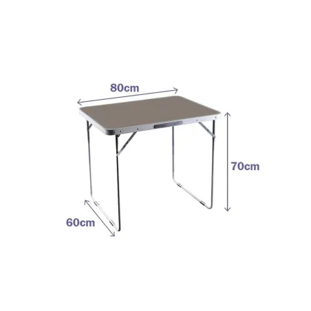 Folding Table Marbueno Brown 80 x 60 x 70 cm