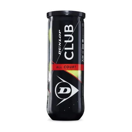 tenisa bumbiņas D TB CLUB AC 3 PET Dunlop 601334 Dzeltens