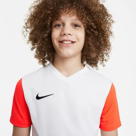 Детский Футболка с коротким рукавом Nike TIEMPO PREMIER 2 TEE DH8389 101 Белый (12 Years)