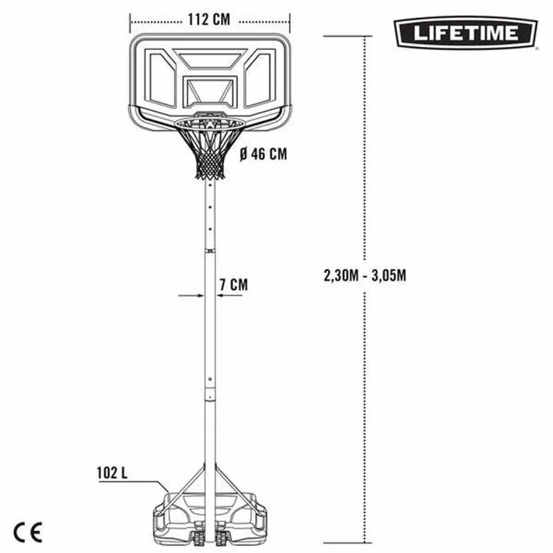 Koripallokori Lifetime