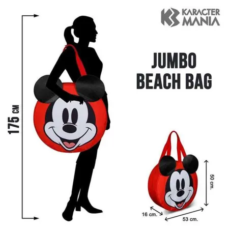 Paplūdimio krepšys Mickey Mouse Raudona