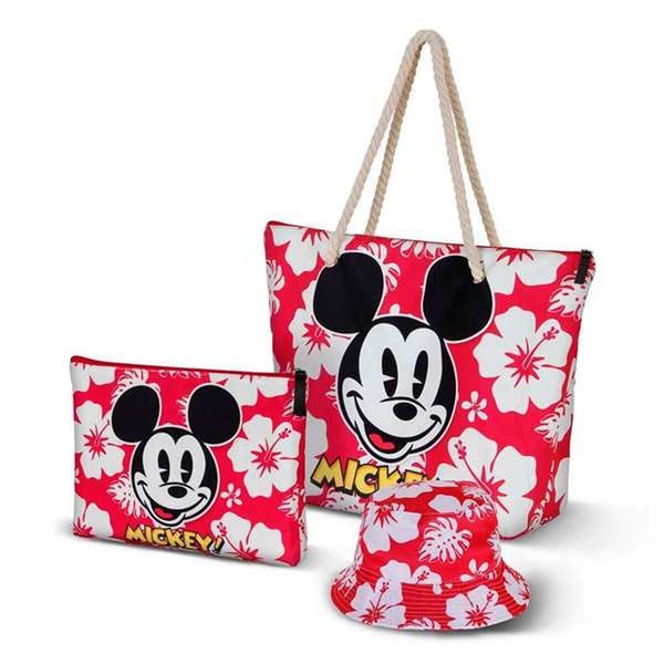 Пляжная сумка Mickey Mouse hawaii Розовый