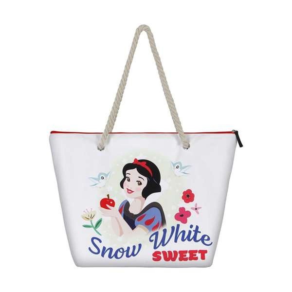 Пляжная сумка Disney Princess Белый 37 x 52 x 17 cm