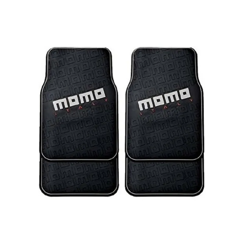 Auto Grīdas Paklāju Komplekts MOMO CM009BG Melns/Sarkans PVC