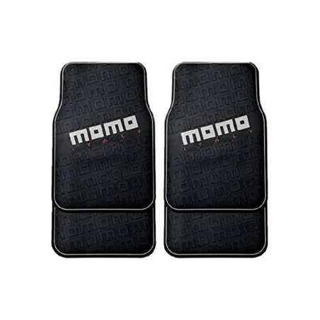 Auto Grīdas Paklāju Komplekts MOMO CM009BG Melns/Sarkans PVC