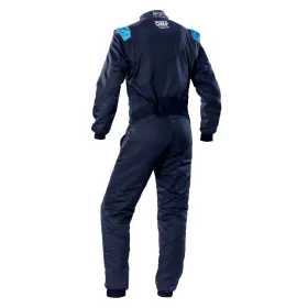 Комбинезон для гонок OMP FIRST-S Чёрный Тёмно Синий 50 FIA 8856-2018