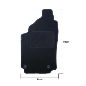 Auto Grīdas Paklāju Komplekts OCC Motorsport OCCD0002 5 Daudzums
