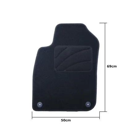 Auto Grīdas Paklāju Komplekts OCC Motorsport OCCD0024 5 Daudzums