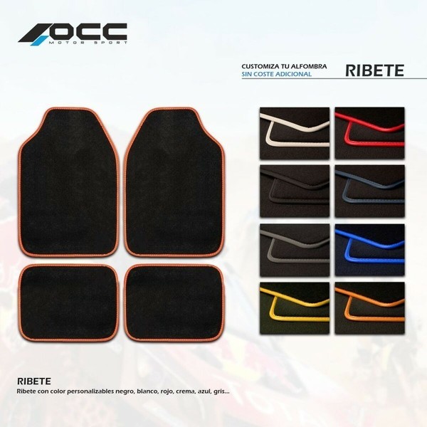 Auto Grīdas Paklāju Komplekts OCC Motorsport OCCOP0042 5 Daudzums