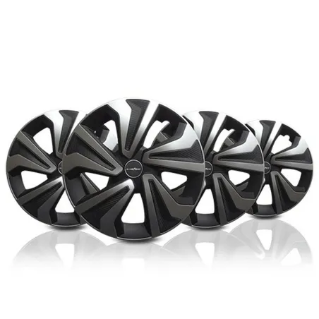 Hubcap Goodyear GOD9085 Black Bicoloured Silver 15" (4 Units)