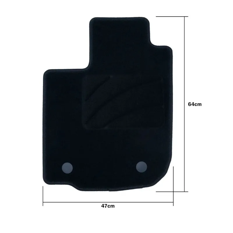 Auto Grīdas Paklāju Komplekts OCC Motorsport OCCDC0013BL Dacia Sandero