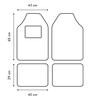 Car Floor Mat Set MOMO MOMLCM4ITBK