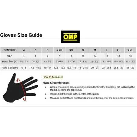 Karting Gloves OMP KS-X FIA 8877-2022 White L