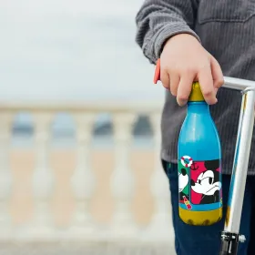 Water bottle Mickey Mouse CZ11268 560 ml Multicolour Plastic