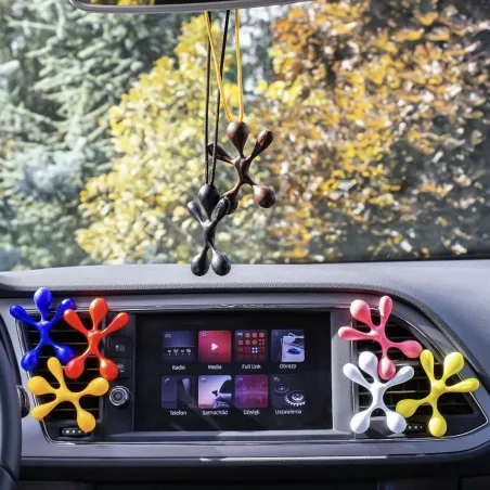 Automobilio oro gaiviklis Dr Marcus Lucky Top Kramtomoji guma Plastmasinis pakabukas (12 vnt.)