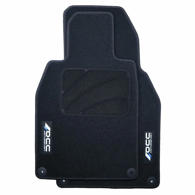 Auto Grīdas Paklāju Komplekts OCC Motorsport OCCPS0014LOG Melns Porsche 911 992 Samts 5 Daudzums