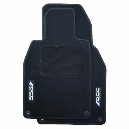 Auto Grīdas Paklāju Komplekts OCC Motorsport OCCPS0014LOG Melns Porsche 911 992 Samts 5 Daudzums