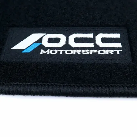 Auto Grīdas Paklāju Komplekts OCC Motorsport OCCPS0014LOG Melns Porsche 911 992 Samts 5 Daudzums