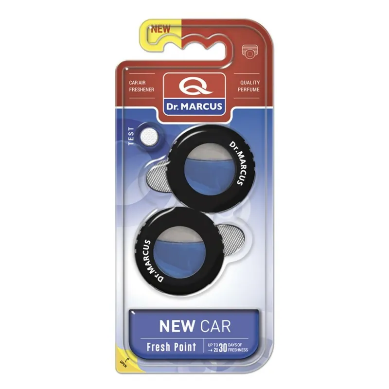 Auton ilmanraikastin Dr Marcus FRESH POINT NEW CAR Uusi auto 2,5 ml Muovinen (2 osaa)
