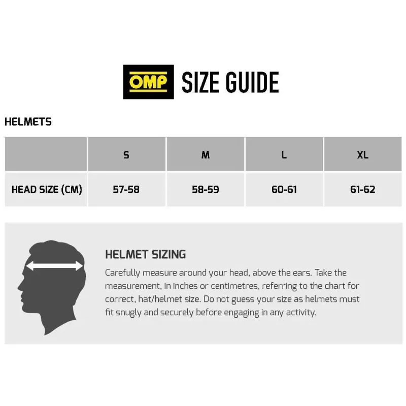 Helmet OMP J-RALLY XL White