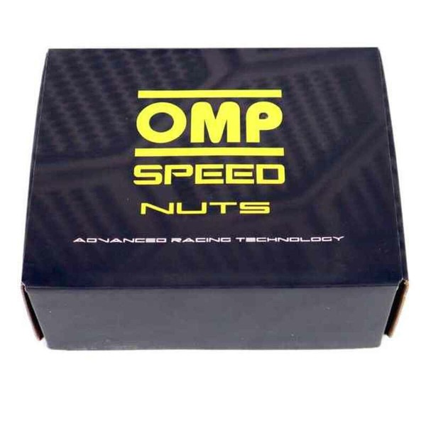 Set Гайки OMP 7075 40 mm M14 x 1,50 20 uds Антрацитный