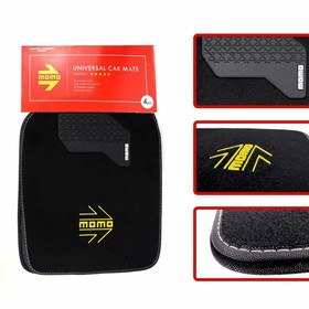 Auto Grīdas Paklājs MOMO Arrow Dzeltens PVC Universāls